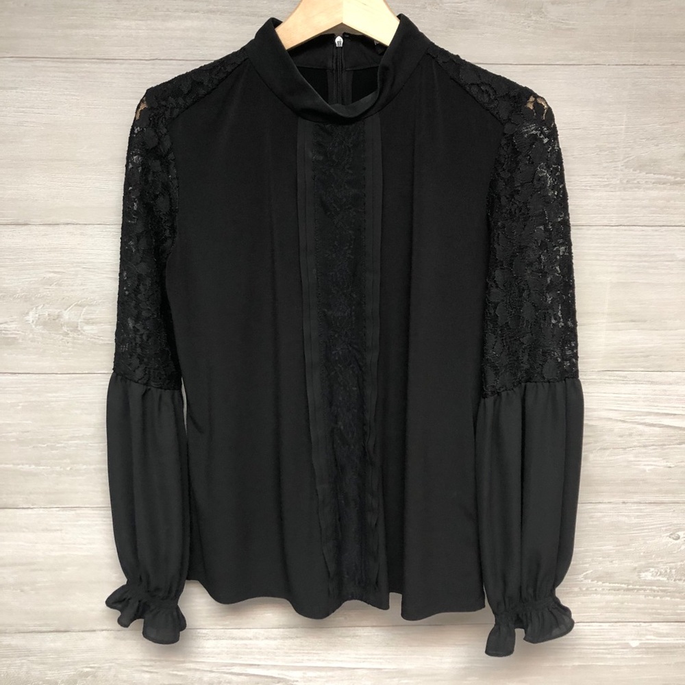 | Karl Lagerfed | bell sleeve blouse. Size S.